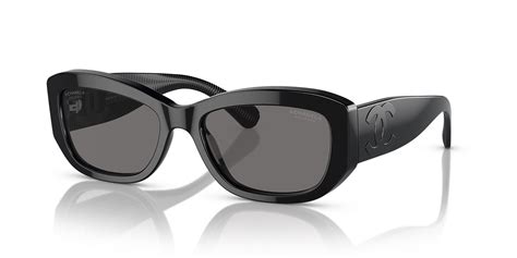 Chanel Rectangle Sunglasses CH5493A 55 Gray.